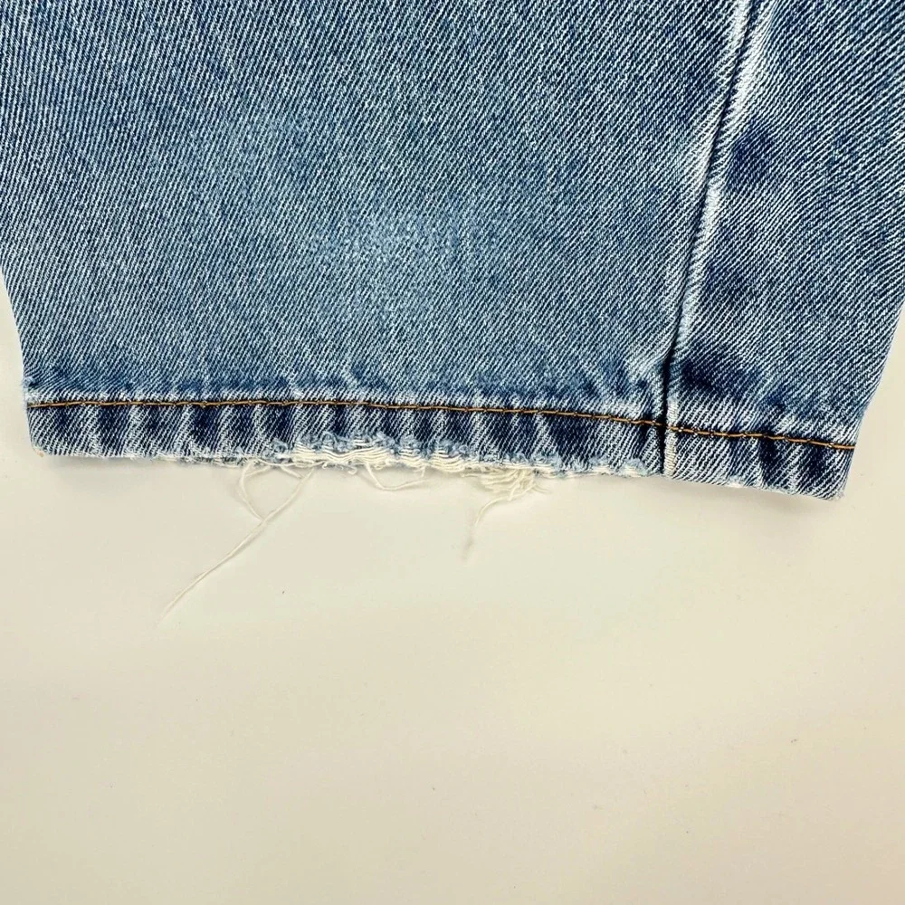 Levi Strauss‎ 505 Mens Jeans 34x34 Medium Wash Straight Leg Denim Zip Fly